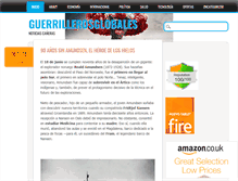 Tablet Screenshot of guerrillerosglobales.com